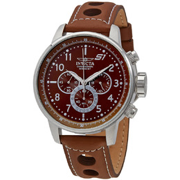 Invicta S1 Rally Chronograph Brown Dial Mens Watch, Art. 25726