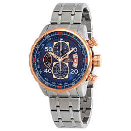 Invicta Aviator Chronograph Blue Dial Mens Watch 17203