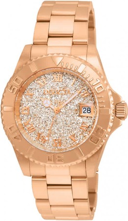 Invicta Angel 22708 Ladies Watch - Silver Glitter Dial