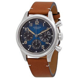 Longines Heritage Chronograph Automatic Blue Dial Mens Watch L2.816.1.93.2
