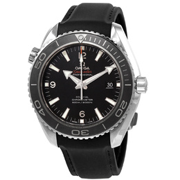 Pre-owned Omega Seamaster Planet Ocean 232324601 Mens Automatic Chronometer Black Dial