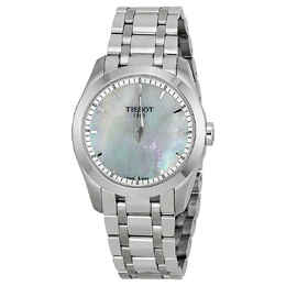 Tissot Couturier Mother of Pearl Dial Stainless Steel Ladies Watch T0352461111100 t035.246.11.111.00