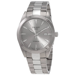 Tissot T-Classic Titanium Quartz Grey Dial Mens Watch t127.410.44.081.00
