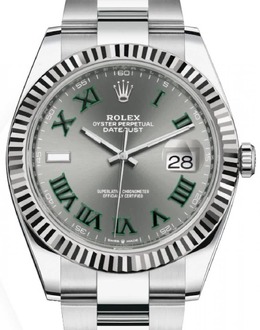 Rolex Datejust 36 Automatic Chronometer Diamond Grey Dial Watch 126284gyro