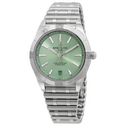 Breitling Chronomat Automatic Green Dial Ladies Watch a10380101l1a1