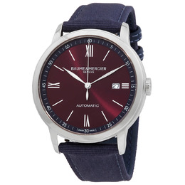 Baume & Mercier Classima Automatic Red Dial Mens Watch m0a10694