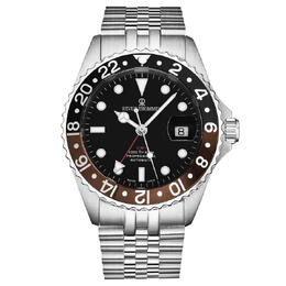 Revue Thommen Diver GMT Automatic Black Dial Mens Watch, Model: 17572.2239