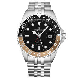 Revue Thommen Diver GMT Automatic Mens Watch with Black Dial - Model 17572.2232