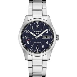 Seiko 5 Automatic Blue Dial Mens Watch srpg29