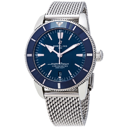 Pre-owned Breitling Superocean Heritage Ii Automatic Blue Dial Mens Watch ab2030161c1a1
