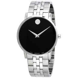 Movado Museum Classic Black Dial Mens Watch, Model 0607199