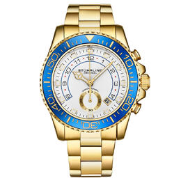Stuhrling Original Aquadiver Quartz White Dial Mens Watch m16745