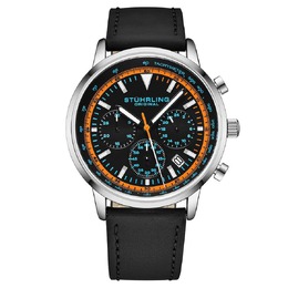 Stuhrling Original Watch Monaco Black Dial Mens M15890