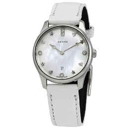 Gucci G-Timeless Mother of Pearl Dial Ladies Watch ya126597
