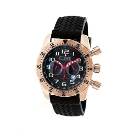 Equipe Headlight Chronograph Black Dial E604 Mens Watch
