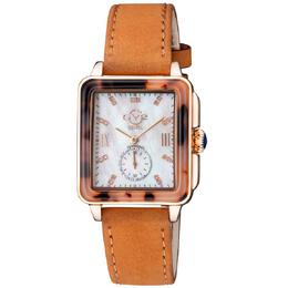 Gevril Bari Tortoise Quartz Ladies Watch 9245.1