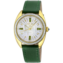 GV2 by Gevril Palermo Diamond Mother of Pearl Dial Ladies Watch 13105