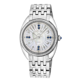 Gevril Palermo Diamond Mother of Pearl Dial Ladies Watch 13101B