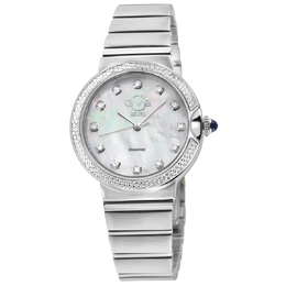 Gevril Sorrento Diamond Mother of Pearl Dial Ladies Watch 12445B