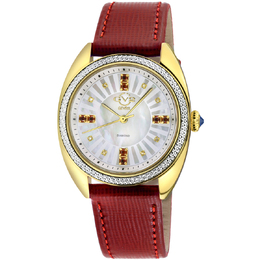 GV2 Gevril Palermo Diamond Mother of Pearl Dial Ladies Watch