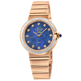 Gevril Sorrento Diamond Mother of Pearl Dial Ladies Watch 12446B