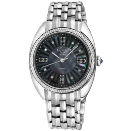 Gevril Palermo Diamond Mother of Pearl Dial Ladies Watch 13100B