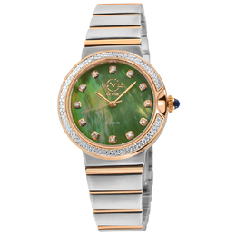 Gevril Sorrento Diamond Mother of Pearl Dial Ladies Watch - Model 12448B