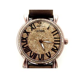 Le Vian Medallion Quartz Diamond Mens Watch lv137rsdi