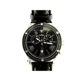 Le Vian Soho II Chronograph Quartz Diamond Black Dial Ladies Watch lv808ssbk