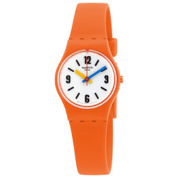 Swatch Sorange Quartz White Dial Ladies Watch LO114