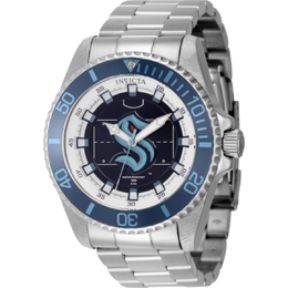 Invicta NHL Seattle Kraken Quartz Blue Dial Mens Watch 42248