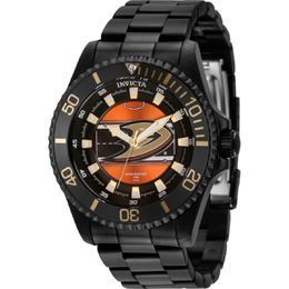 Invicta NHL Anaheim Ducks Quartz Black Dial Mens Watch 42257