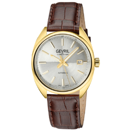 Gevril Five Points Automatic Silver Dial Mens Watch 48704a