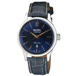 Gevril Fashion Automatic Blue Dial Mens Watch 4253a