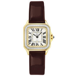 Gevril Milan Quartz White Dial Ladies Watch 12112