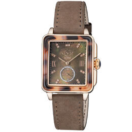 Gevril Bari Tortoise Quartz Ladies Watch 9249.5