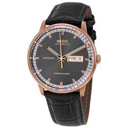 Mido Commander II Automatic Anthracite Dial Mens Watch M0164303606180