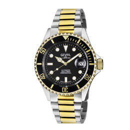Gevril Wallstreet Automatic Black Dial Mens Watch 4855a