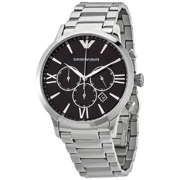 Emporio Armani Giovanni Chronograph Quartz Black Dial Mens Watch ar11208