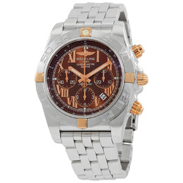 Breitling Chronograph Automatic Brown Dial Mens Watch ib011012/q567.375a