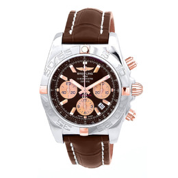 Breitling Chronomat 44 Chronograph Automatic Brown Dial Mens Watch ib011012/q576.740p.a20d.1