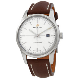 Breitling Transocean Automatic Silver Dial Mens Watch a1036012/g721.435x.a20ba.1