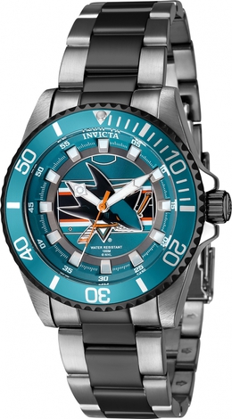 Invicta NHL San Jose Sharks Quartz Green Dial Ladies Watch 42222