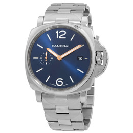Panerai Luminor Due Automatic Blue Dial Mens Watch pam01124