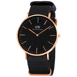 Daniel Wellington Classic Black Cornwall Watch dw00100148