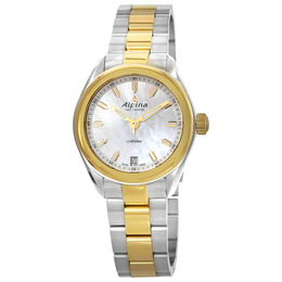 Alpina Comtesse Quartz Mother of Pearl Dial Ladies Watch al-240mpw2c3b