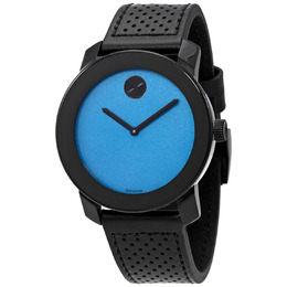 Movado TR90 Quartz Blue Museum Dial Mens Watch 3600761