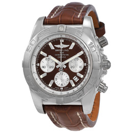 Men's Breitling Chronomat 44 Chronograph Automatic Brown Dial Watch AB01102/Q575.739P.A20BA.1