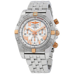 Breitling Chronomat 44 Chronograph Automatic White Dial Mens Watch IB011012/A692.375A