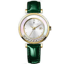 cv3814 Christian Van Sant Bria Quartz Silver Dial Ladies Watch